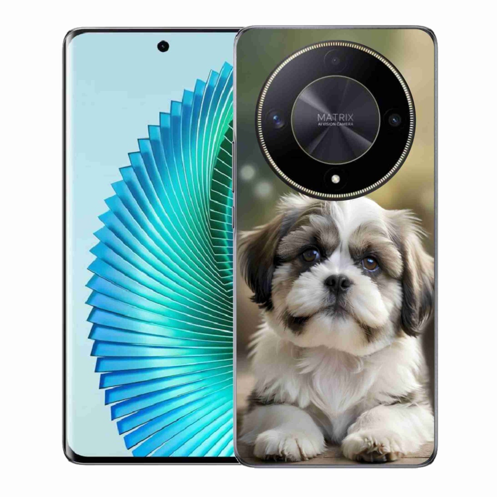 Gelový kryt mmCase na Honor Magic 6 Lite 5G - roztomilý shih-tzu