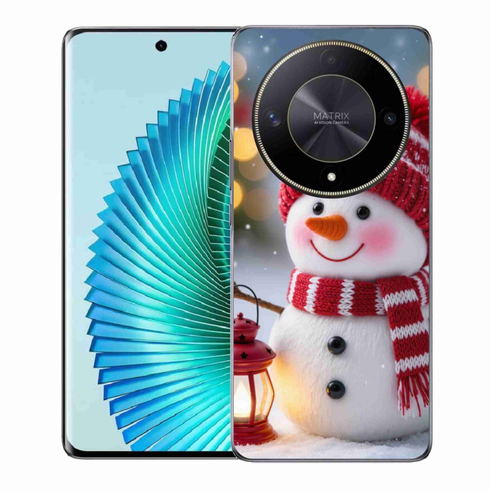 Gelový kryt mmCase na Honor Magic 6 Lite 5G - sněhulák 2