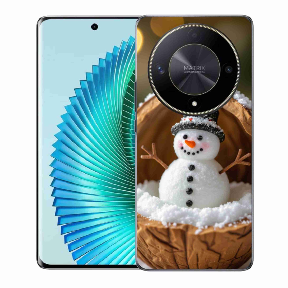 Gelový kryt mmCase na Honor Magic 6 Lite 5G - sněhulák 4