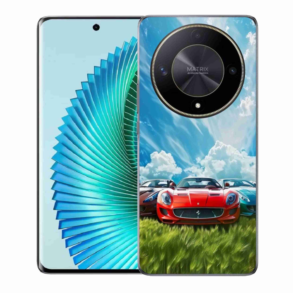Gelový kryt mmCase na Honor Magic 6 Lite 5G - sportovní vozy