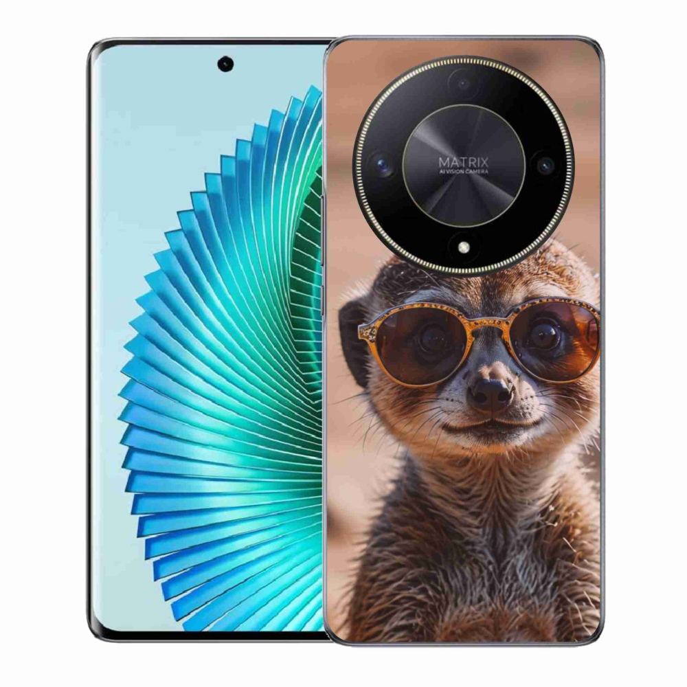 Gelový kryt mmCase na Honor Magic 6 Lite 5G - stylová surikata