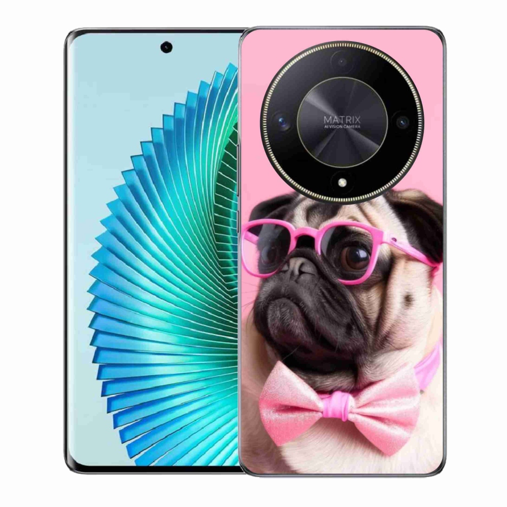 Gelový kryt mmCase na Honor Magic 6 Lite 5G - stylový mops