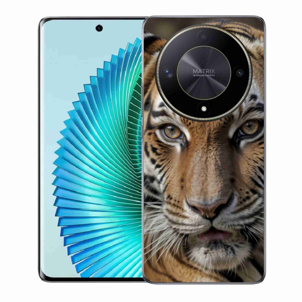 Gelový kryt mmCase na Honor Magic 6 Lite 5G - tygří pohled