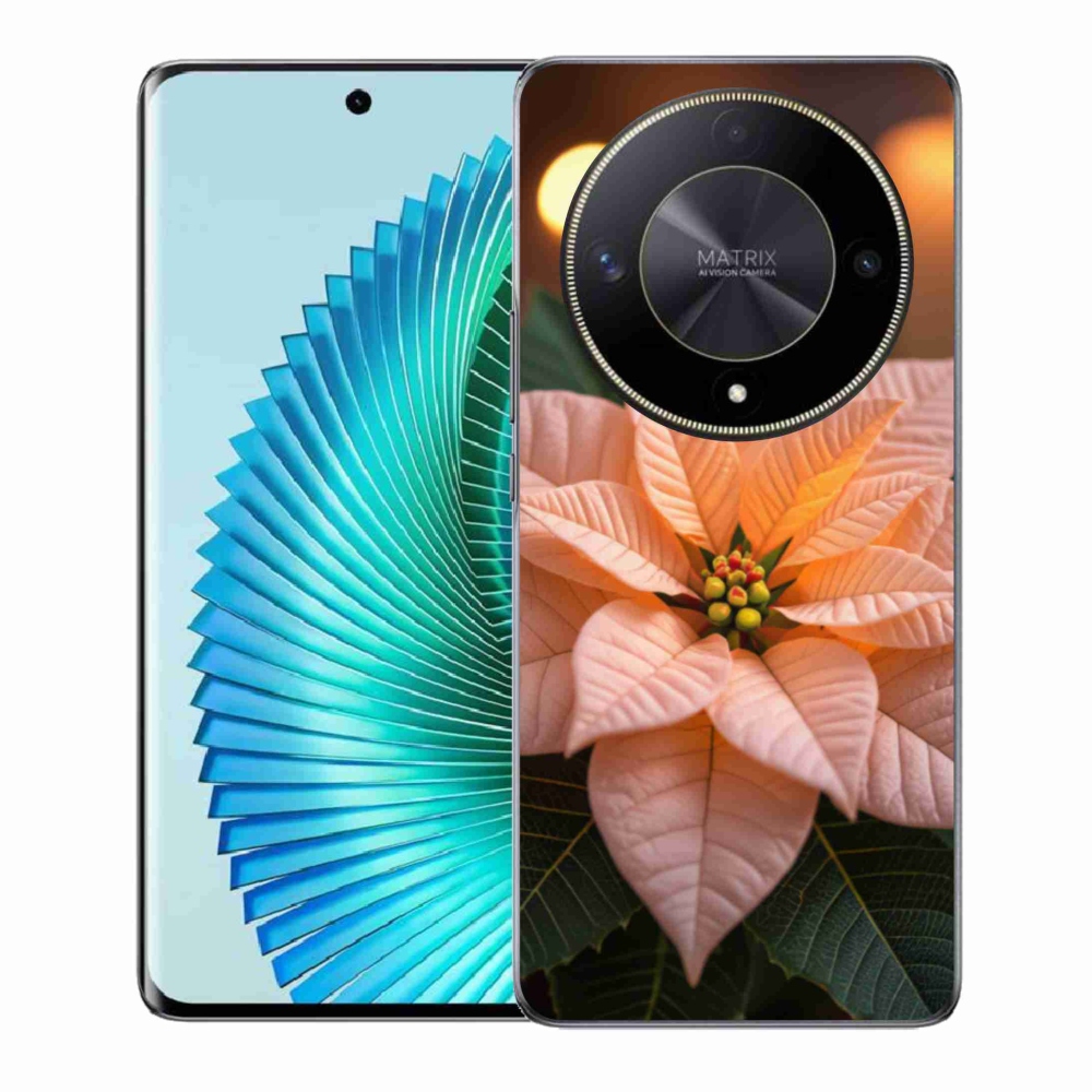 Gelový kryt mmCase na Honor Magic 6 Lite 5G - vánoční hvězda