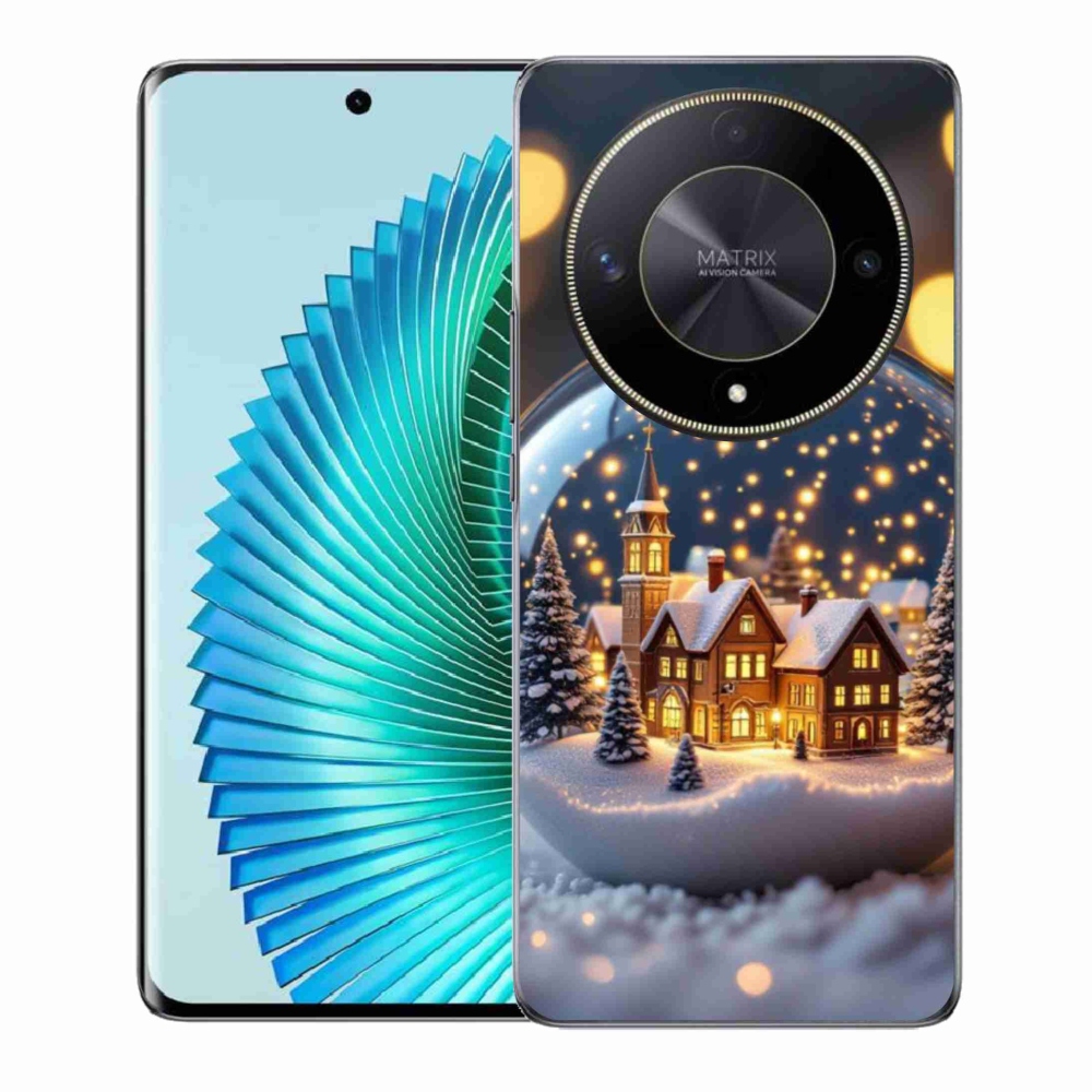 Gelový kryt mmCase na Honor Magic 6 Lite 5G - vánoční koule 4