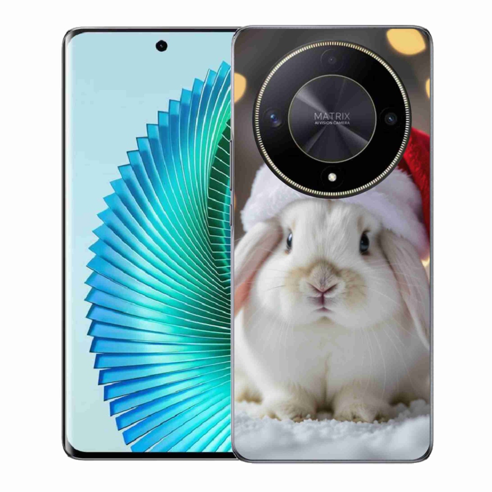 Gelový kryt mmCase na Honor Magic 6 Lite 5G - vánoční králík