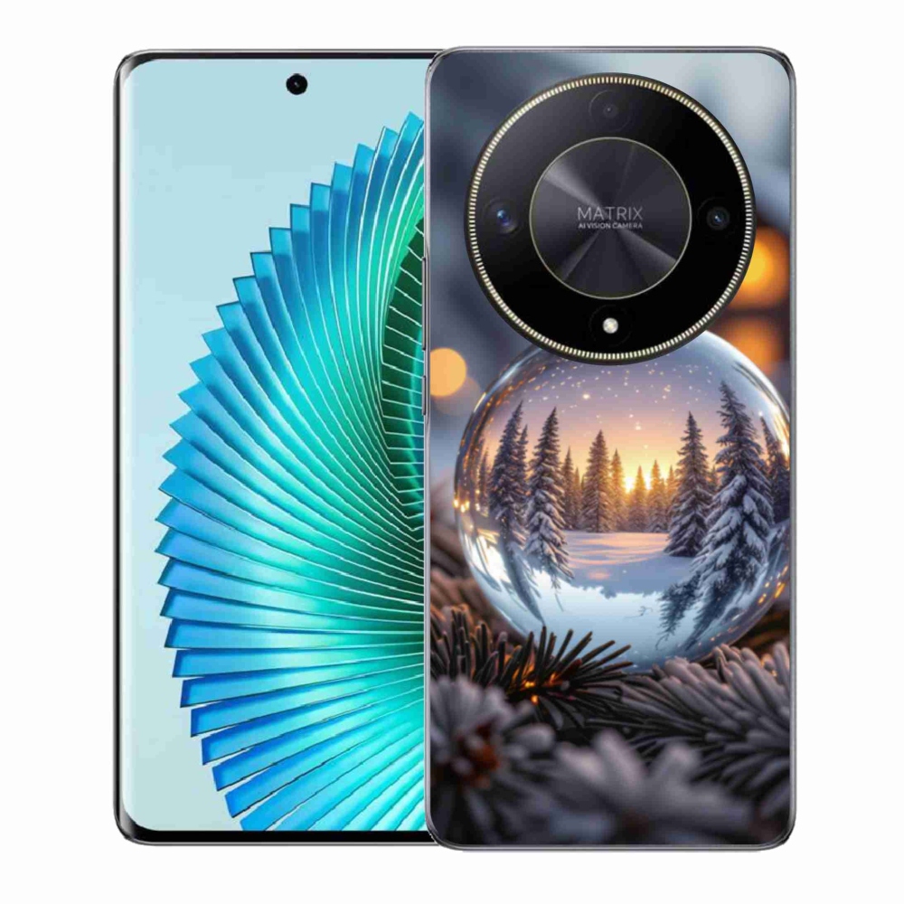 Gelový kryt mmCase na Honor Magic 6 Lite 5G - vánoční ozdoba