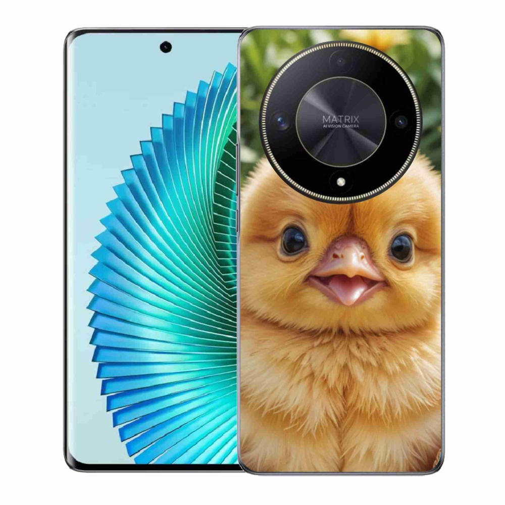 Gelový kryt mmCase na Honor Magic 6 Lite 5G - veselé kuřátko