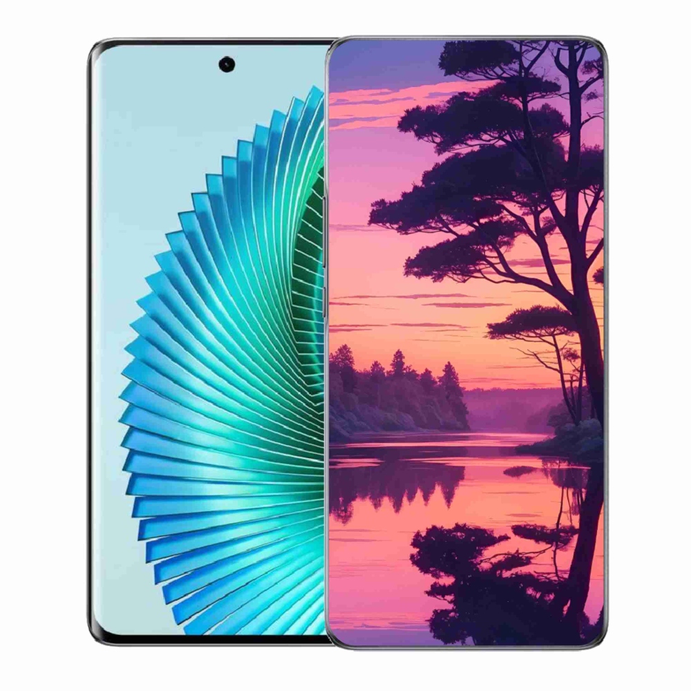 Gelový kryt mmCase na Honor Magic 6 Lite 5G - západ slunce nad jezerem