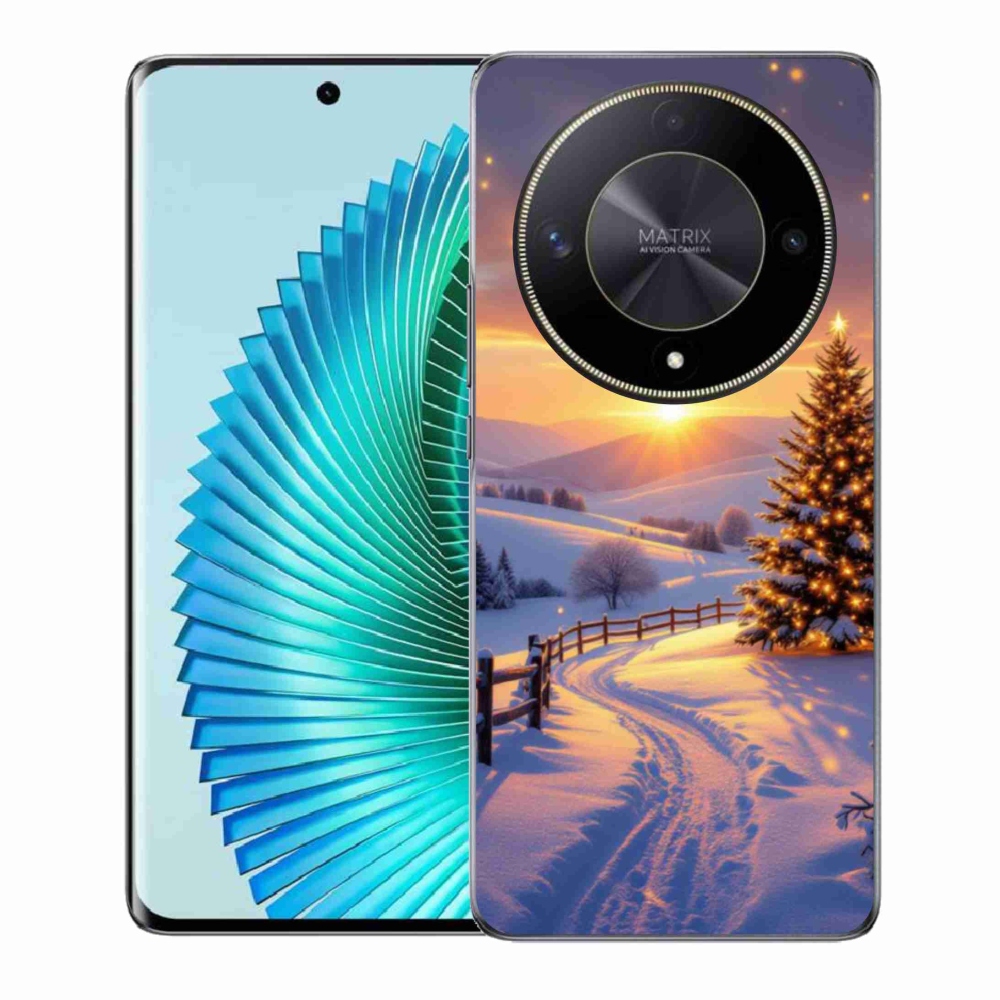 Gelový kryt mmCase na Honor Magic 6 Lite 5G - zimní krajina