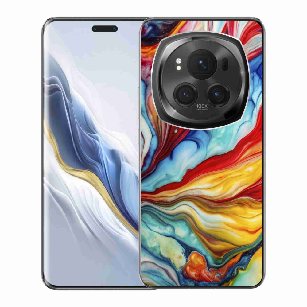 Gelový kryt mmCase na Honor Magic 6 Pro 5G - abstraktní motiv 58