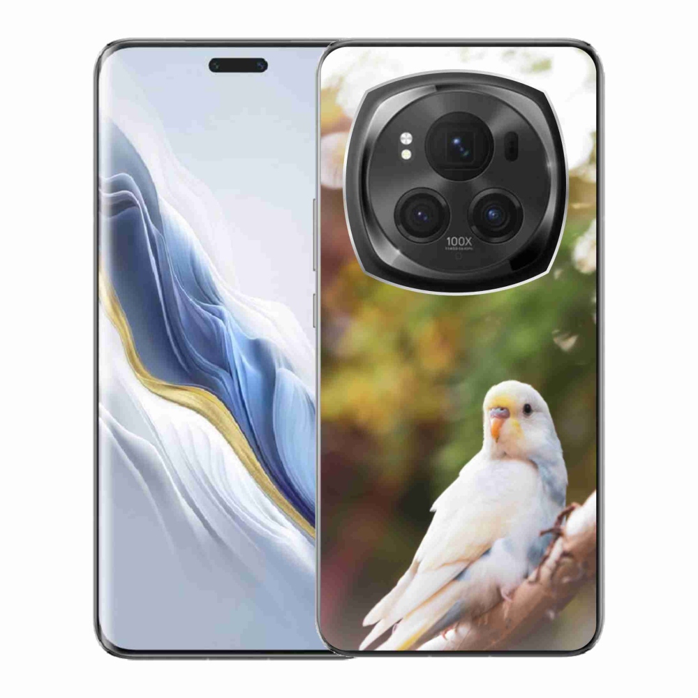 Gelový kryt mmCase na Honor Magic 6 Pro 5G - andulka bílá