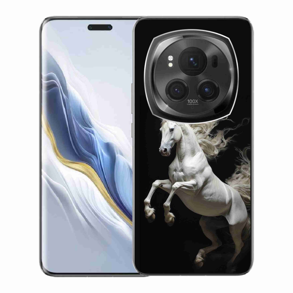 Gelový kryt mmCase na Honor Magic 6 Pro 5G - bílý kůň 4