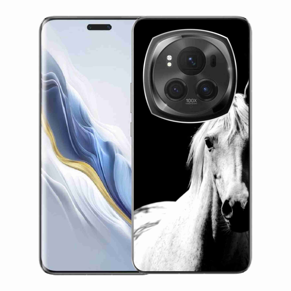 Gelový kryt mmCase na Honor Magic 6 Pro 5G - bílý kůň 5