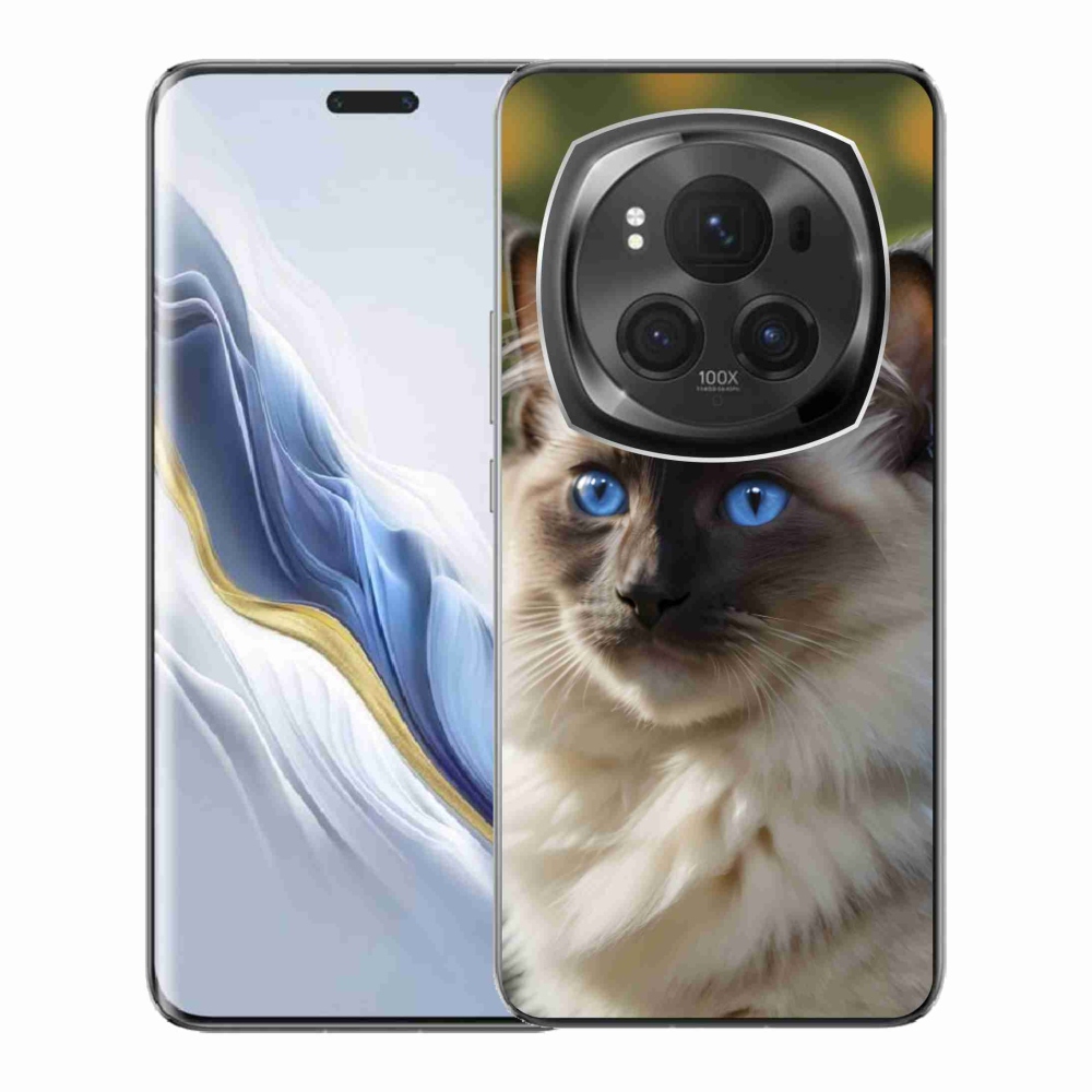 Gelový kryt mmCase na Honor Magic 6 Pro 5G - bílý ragdoll