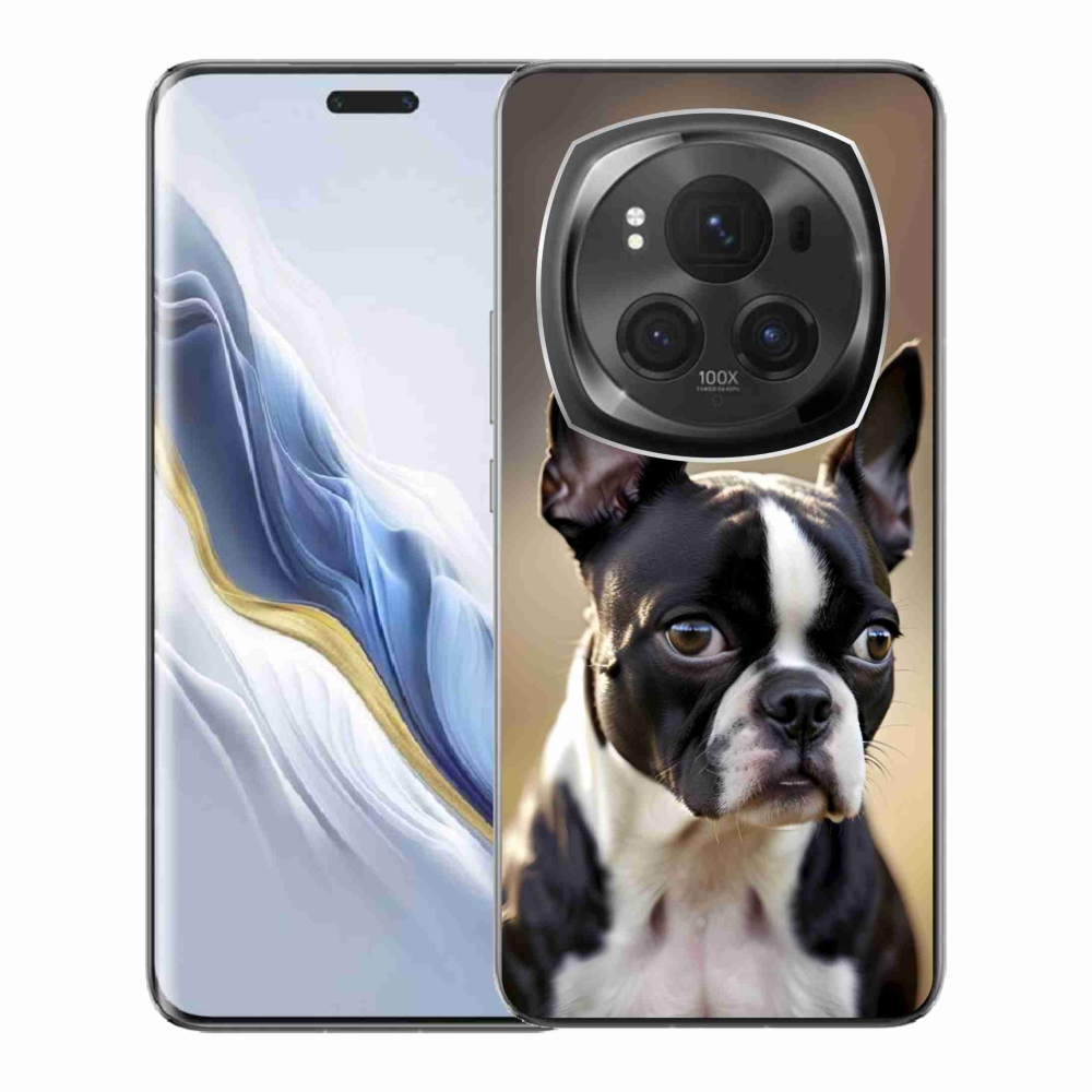 Gelový kryt mmCase na Honor Magic 6 Pro 5G - bostonský teriér