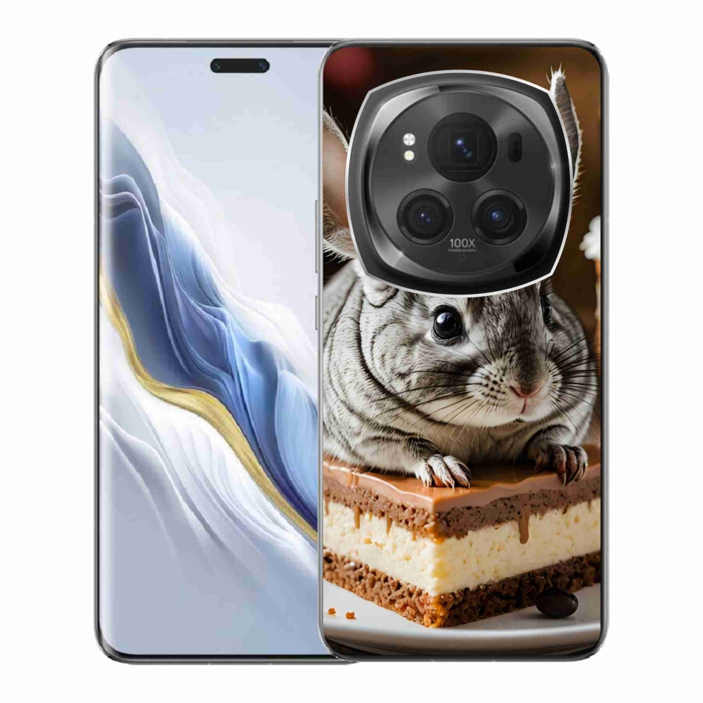 Gelový kryt mmCase na Honor Magic 6 Pro 5G - činčila