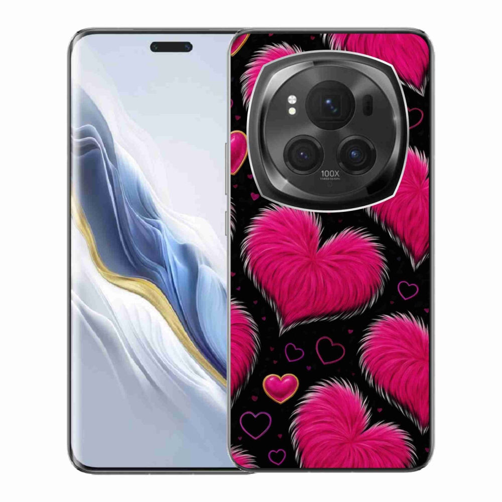 Gelový kryt mmCase na Honor Magic 6 Pro 5G - hebká srdce