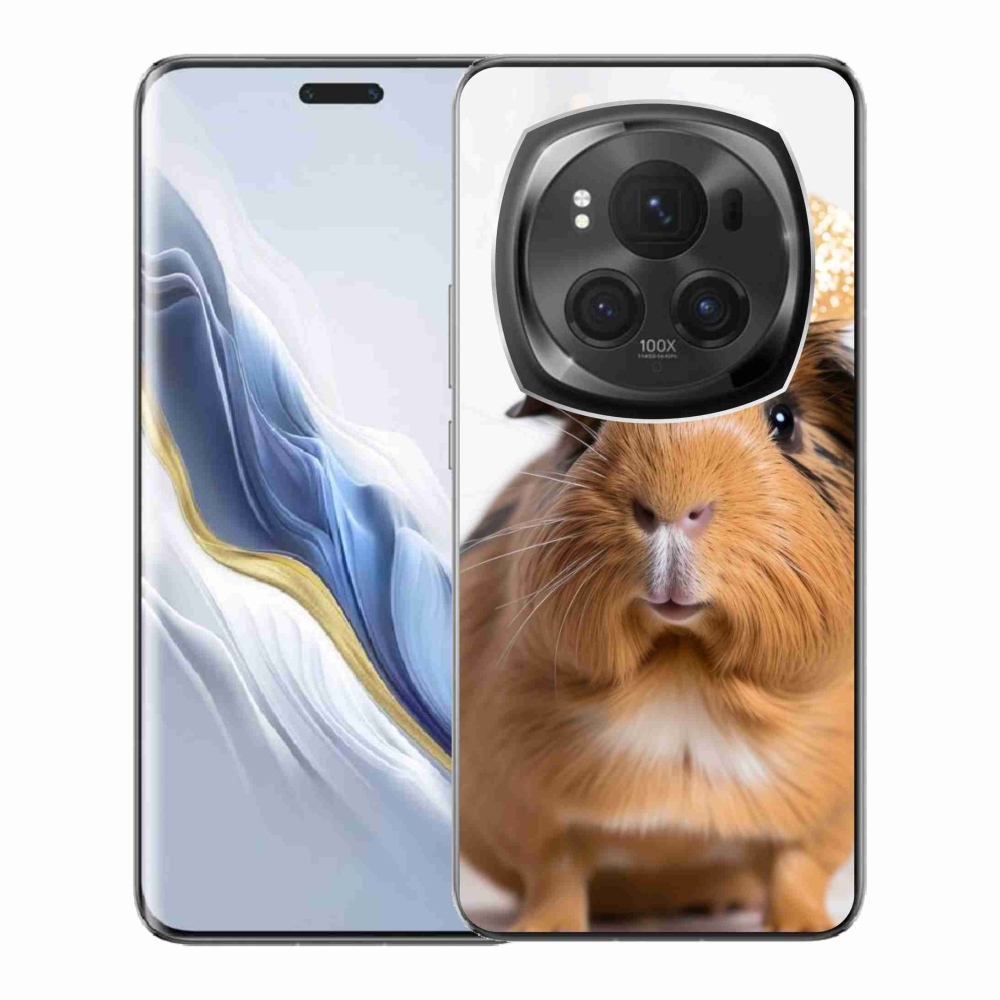 Gelový kryt mmCase na Honor Magic 6 Pro 5G - hnědé morče