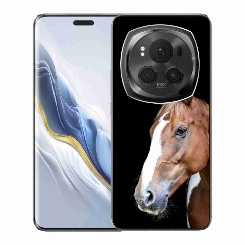 Gelový kryt mmCase na Honor Magic 6 Pro 5G - hnědý kůň 3