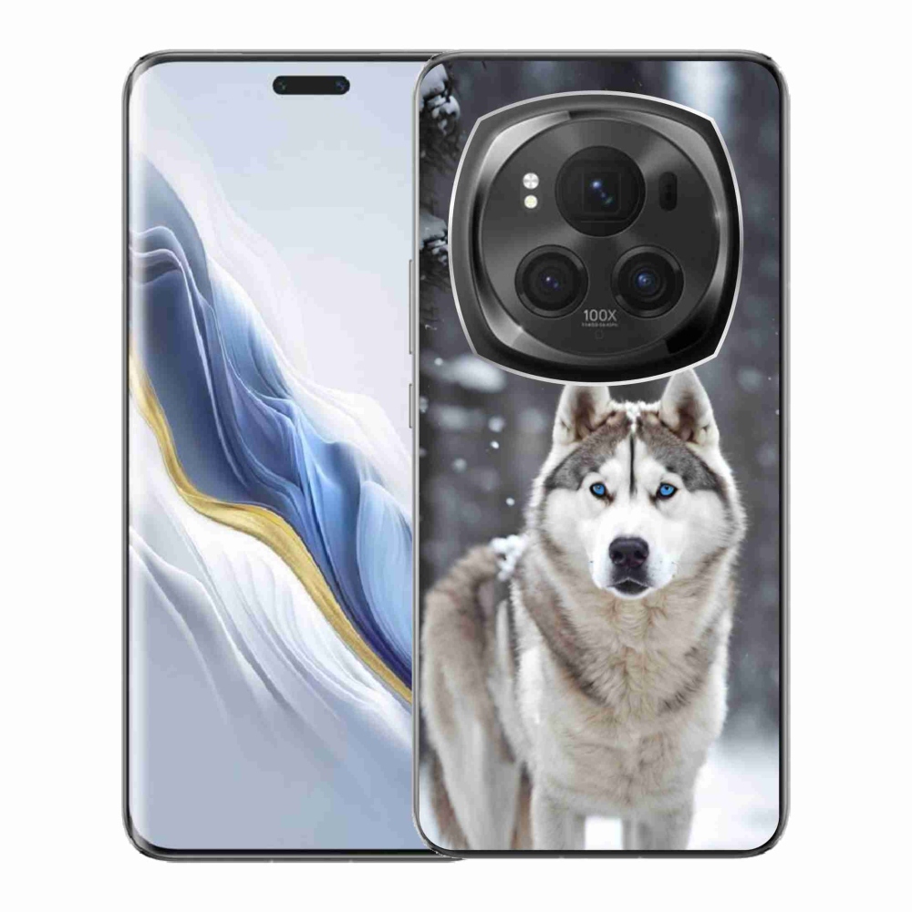 Gelový kryt mmCase na Honor Magic 6 Pro 5G - husky 2