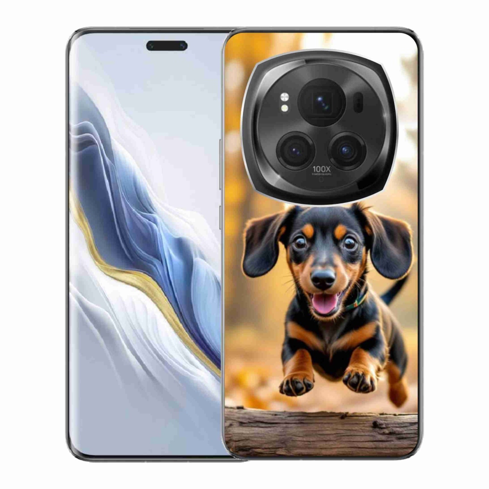 Gelový kryt mmCase na Honor Magic 6 Pro 5G - jezevčík 2