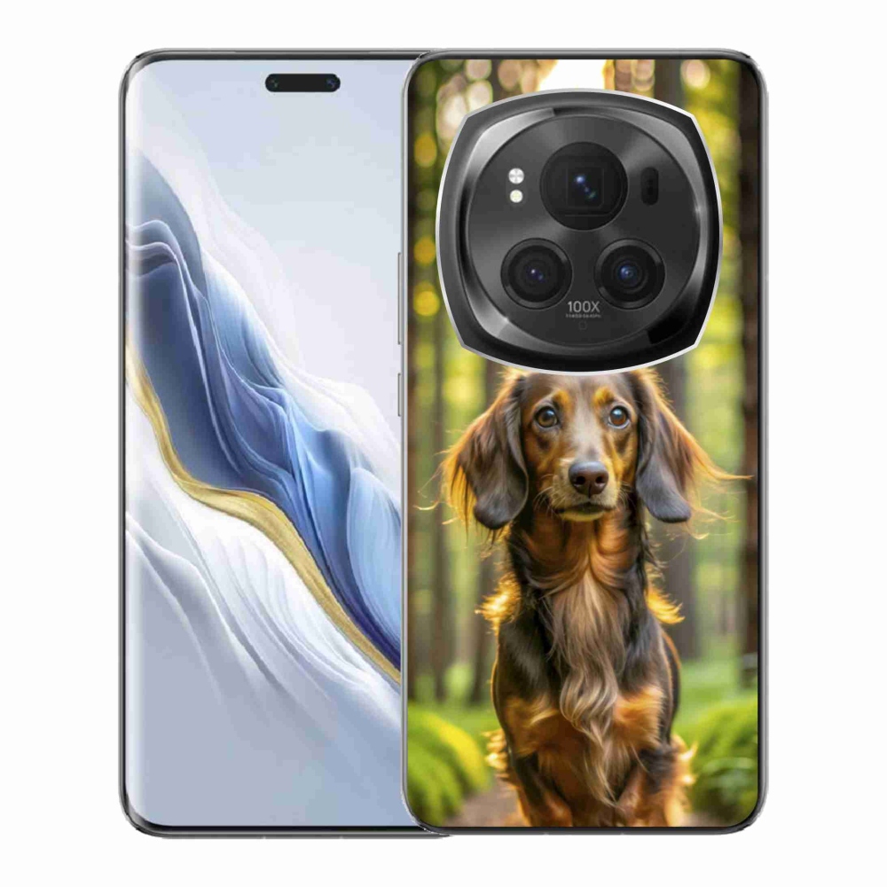 Gelový kryt mmCase na Honor Magic 6 Pro 5G - jezevčík 4