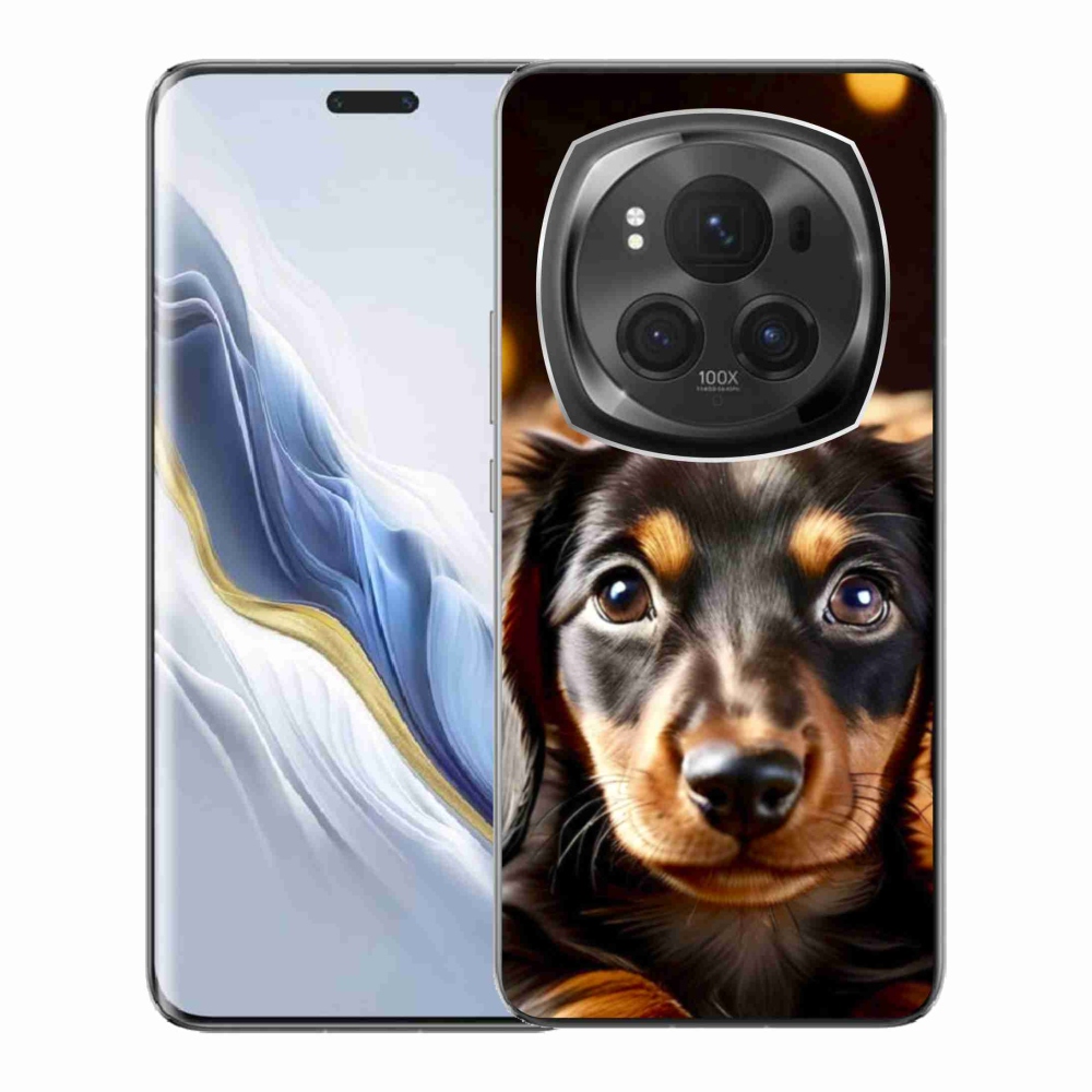 Gelový kryt mmCase na Honor Magic 6 Pro 5G - jezevčík