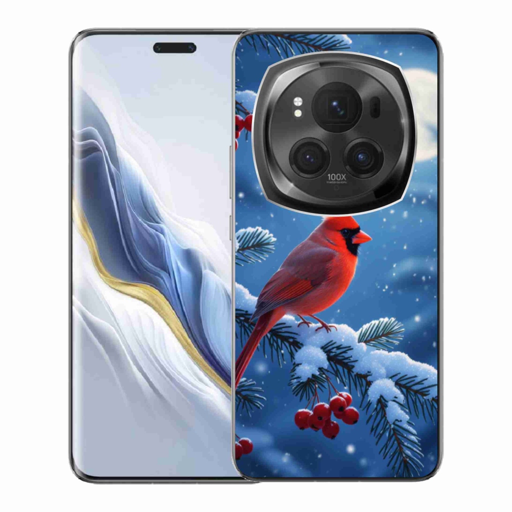 Gelový kryt mmCase na Honor Magic 6 Pro 5G - kardinál červený