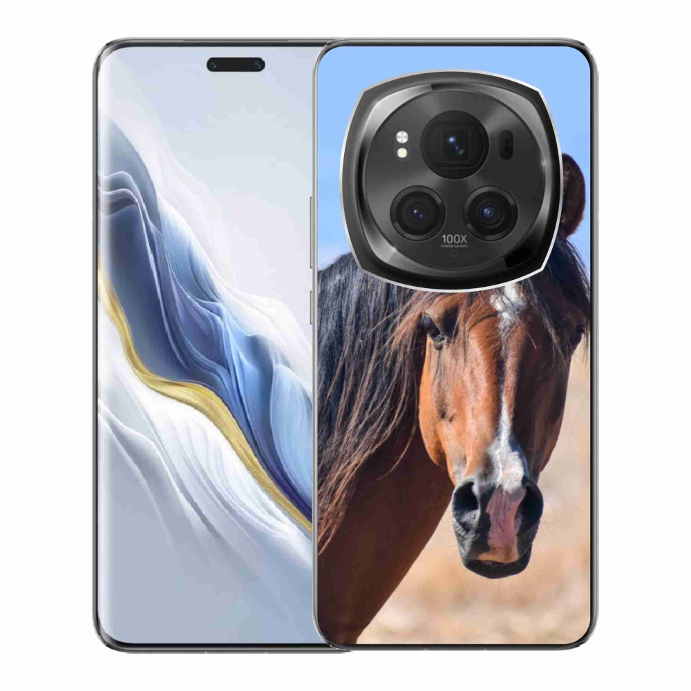 Gelový kryt mmCase na Honor Magic 6 Pro 5G - klidný kůň
