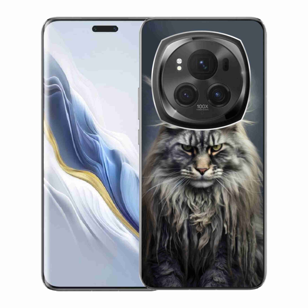 Gelový kryt mmCase na Honor Magic 6 Pro 5G - kočíčí pohled 4