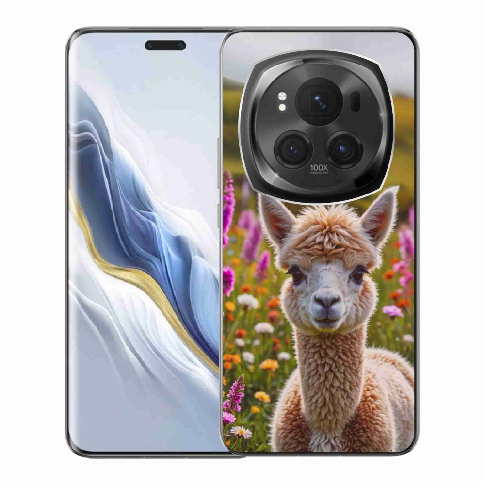 Gelový kryt mmCase na Honor Magic 6 Pro 5G - lama na louce