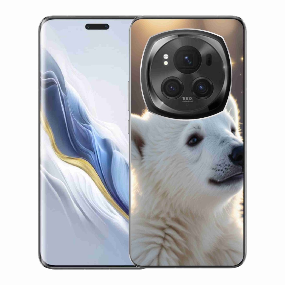 Gelový kryt mmCase na Honor Magic 6 Pro 5G - lední medvěd