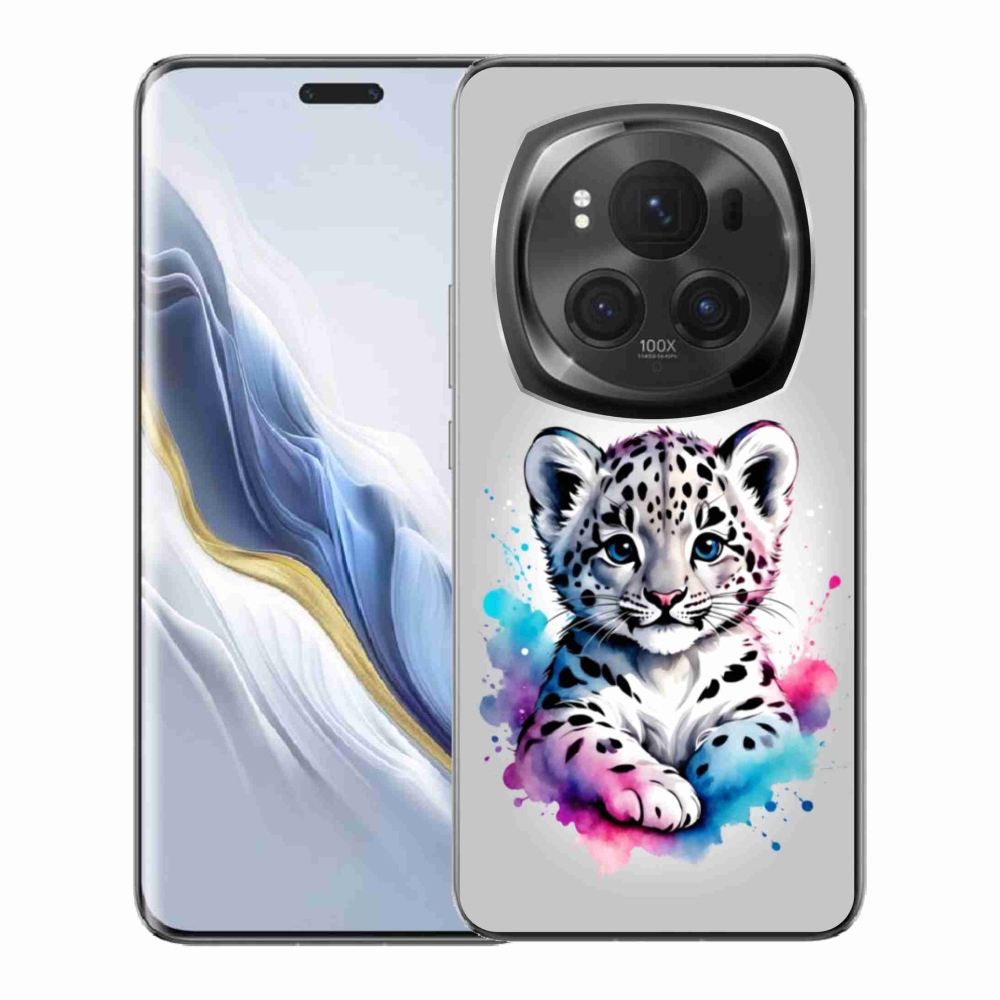 Gelový kryt mmCase na Honor Magic 6 Pro 5G - levhartí mládě