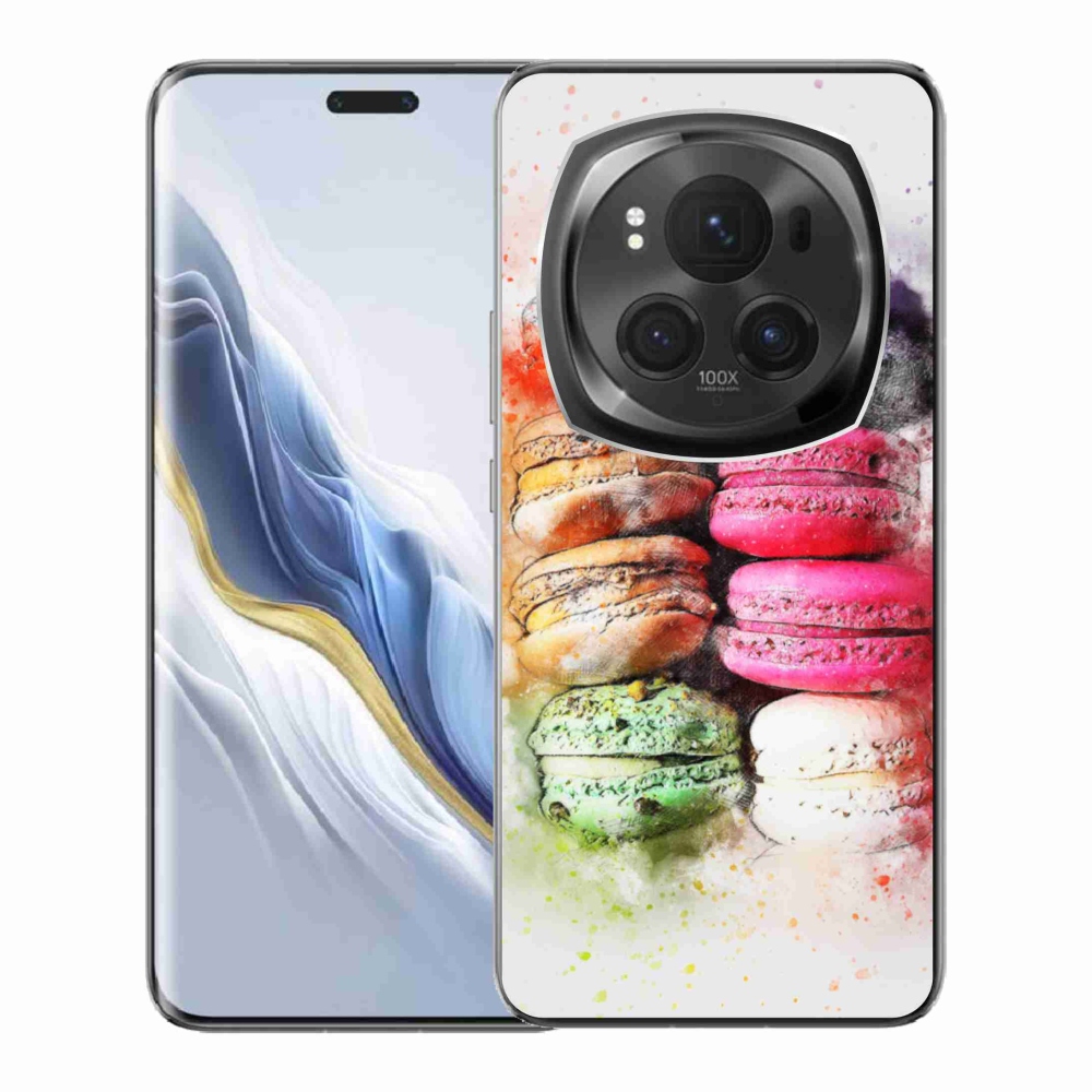 Gelový kryt mmCase na Honor Magic 6 Pro 5G - makrónky