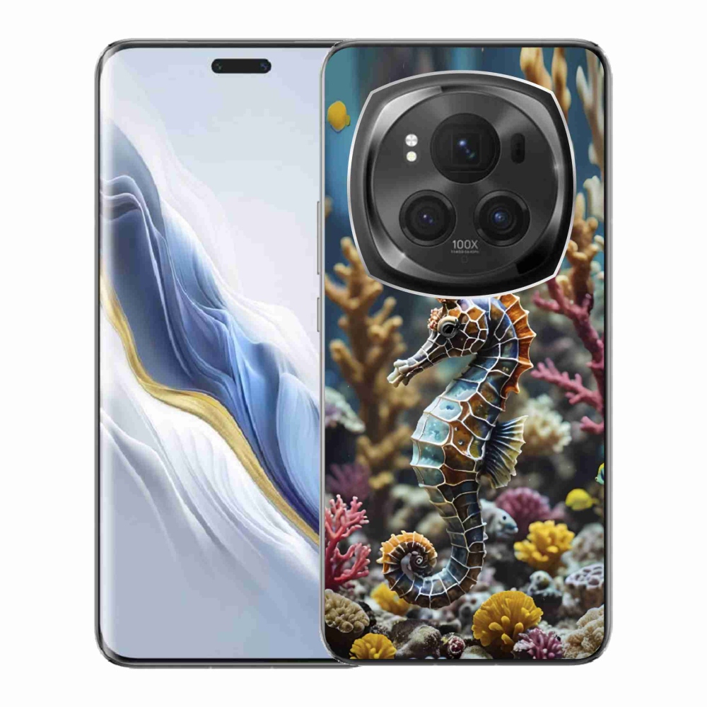 Gelový kryt mmCase na Honor Magic 6 Pro 5G - mořský koník 2