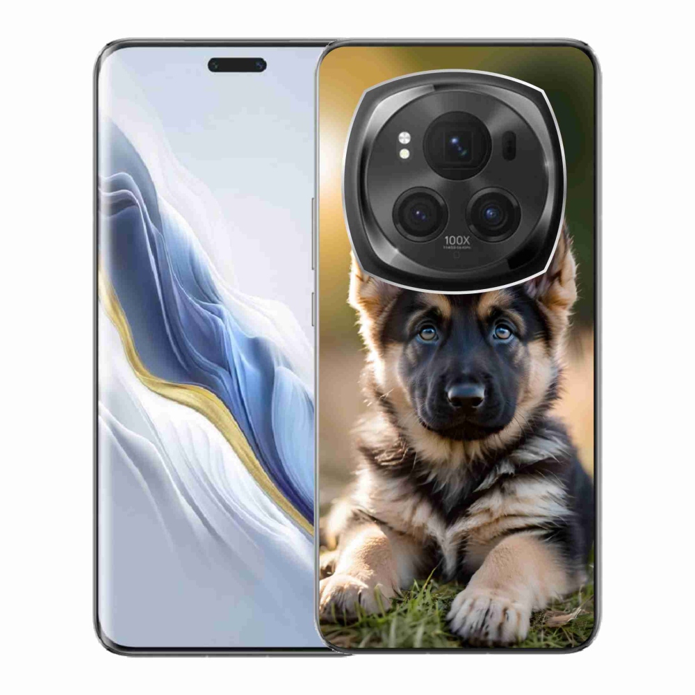 Gelový kryt mmCase na Honor Magic 6 Pro 5G - německý ovčák v přírodě