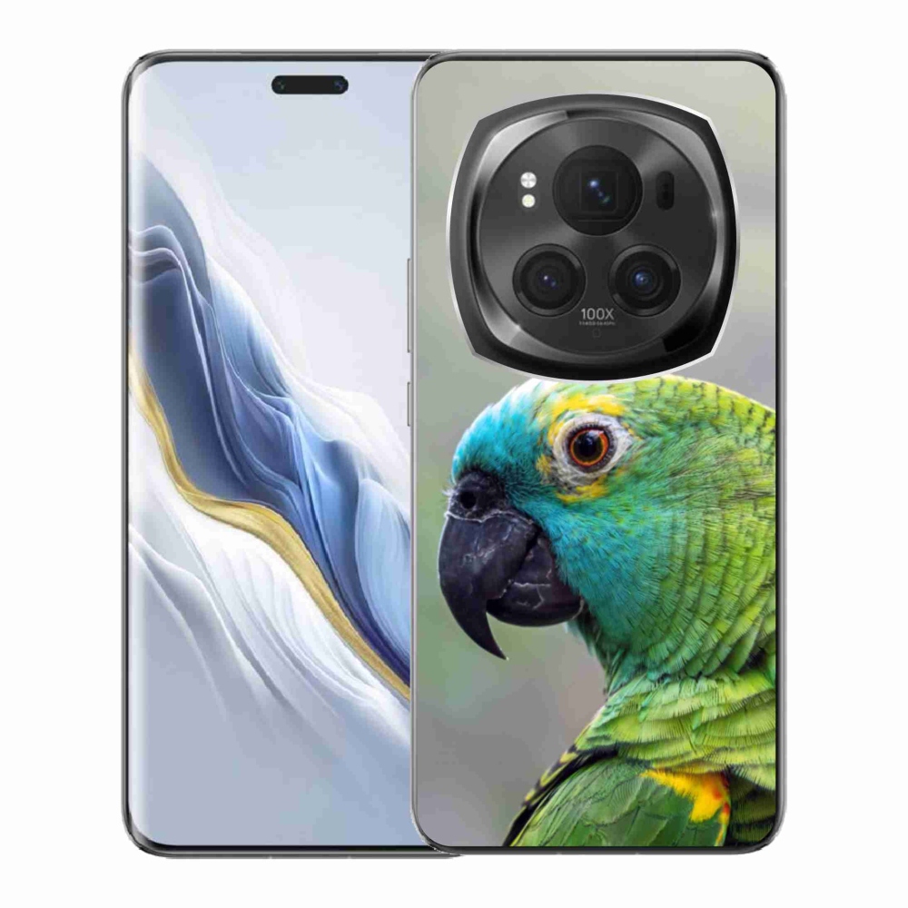Gelový kryt mmCase na Honor Magic 6 Pro 5G - papoušek amazoňan