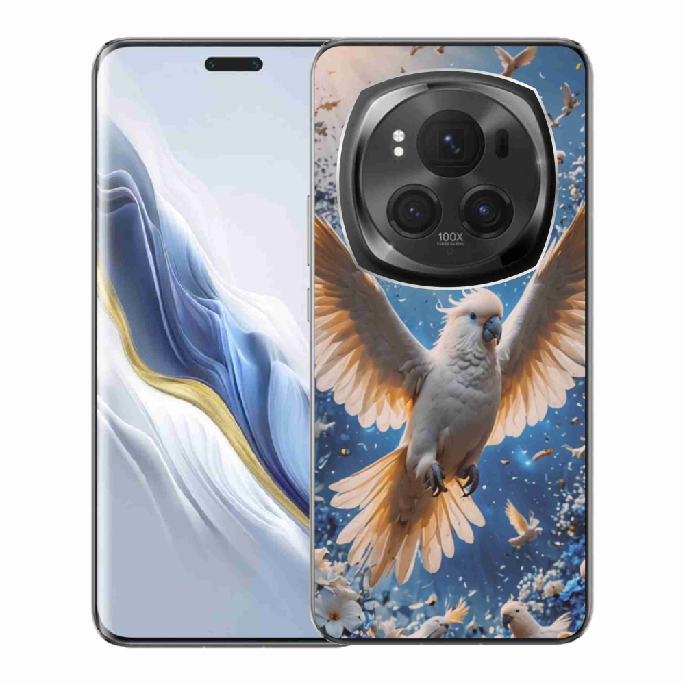 Gelový kryt mmCase na Honor Magic 6 Pro 5G - papoušek kakadu