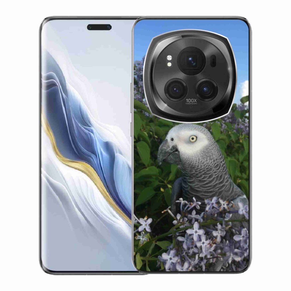 Gelový kryt mmCase na Honor Magic 6 Pro 5G - papoušek žako