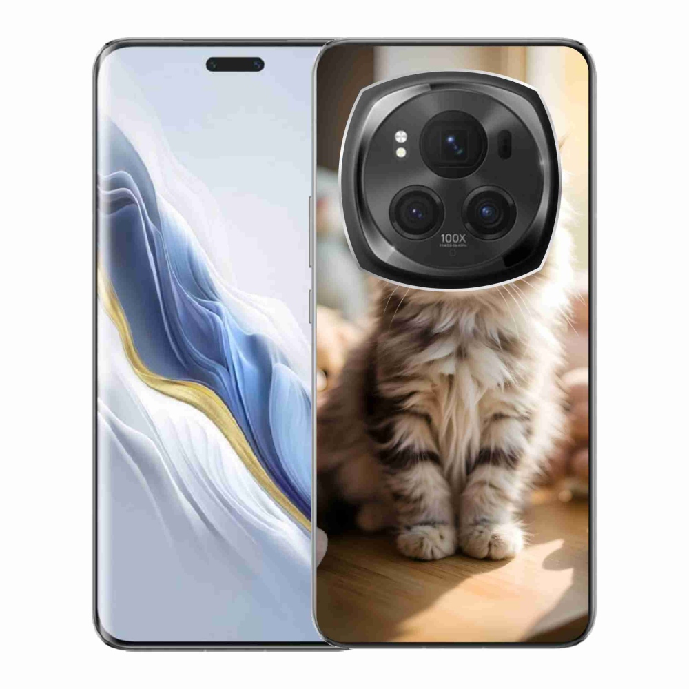 Gelový kryt mmCase na Honor Magic 6 Pro 5G - roztomilé kotě 10
