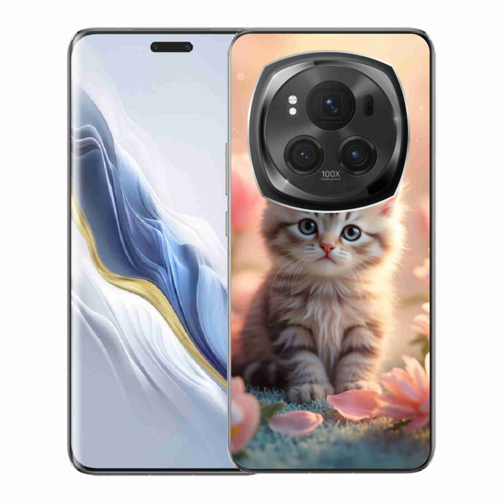 Gelový kryt mmCase na Honor Magic 6 Pro 5G - roztomilé kotě 8
