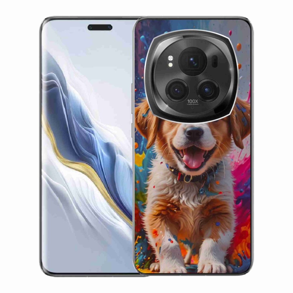 Gelový kryt mmCase na Honor Magic 6 Pro 5G - roztomilé štěně 3