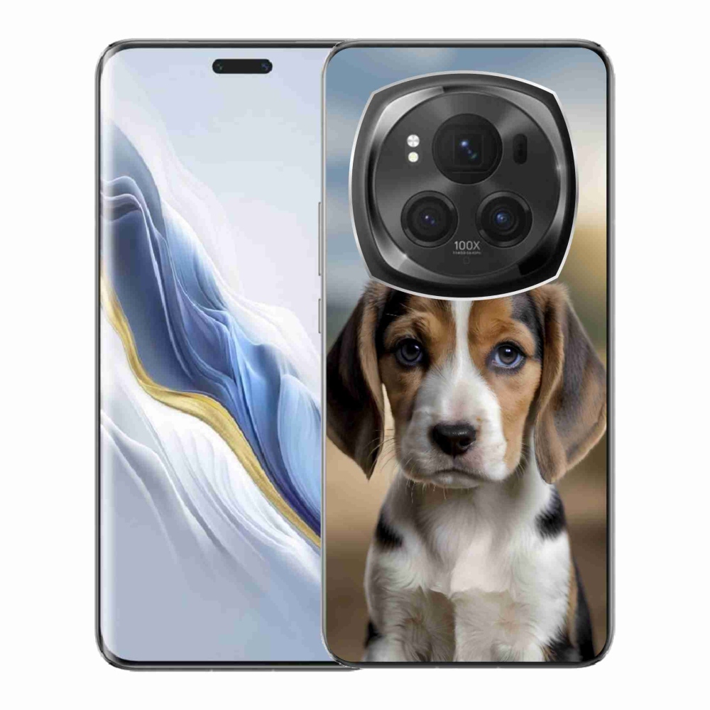 Gelový kryt mmCase na Honor Magic 6 Pro 5G - roztomilý bígl