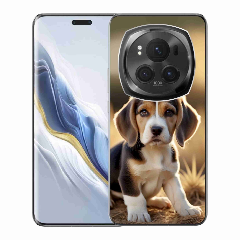 Gelový kryt mmCase na Honor Magic 6 Pro 5G - roztomilý bígl