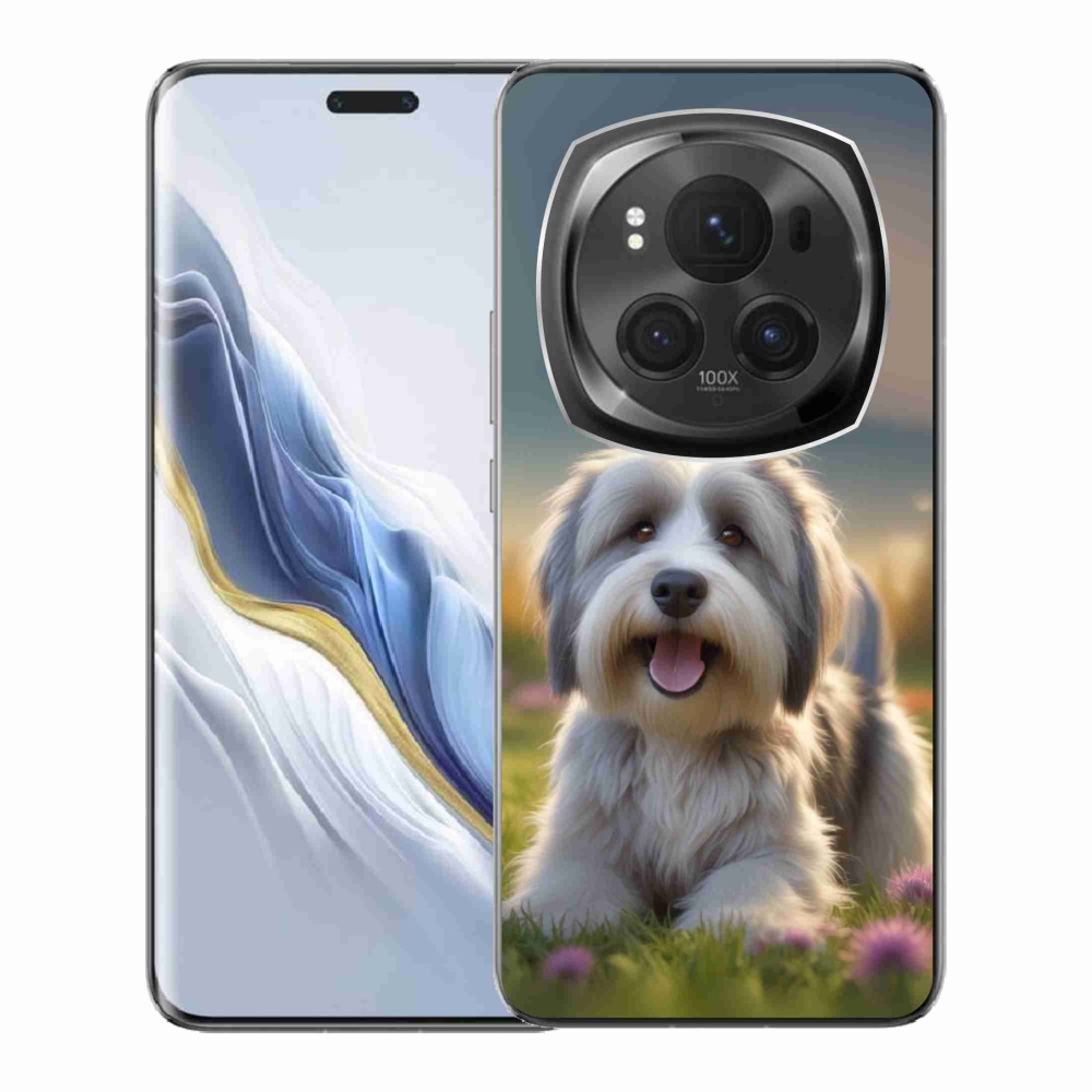 Gelový kryt mmCase na Honor Magic 6 Pro 5G - roztomilý havanský psík