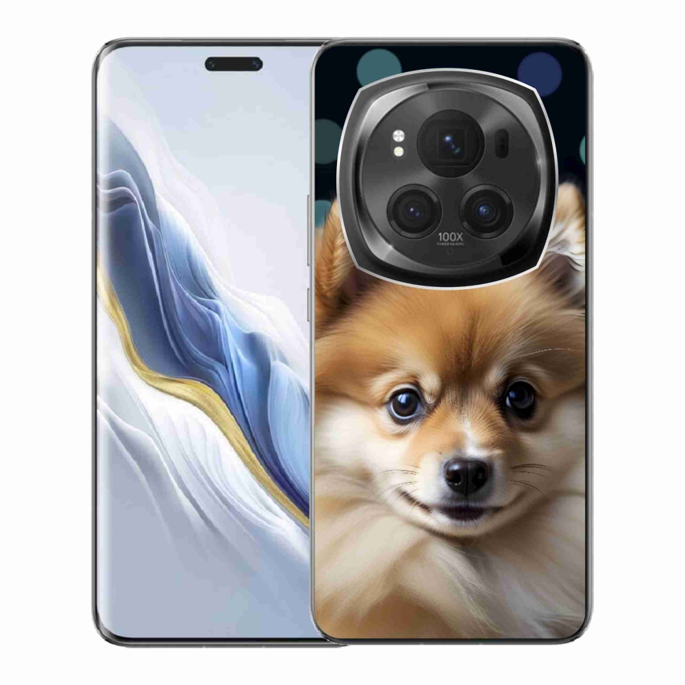 Gelový kryt mmCase na Honor Magic 6 Pro 5G - roztomilý pomeranian