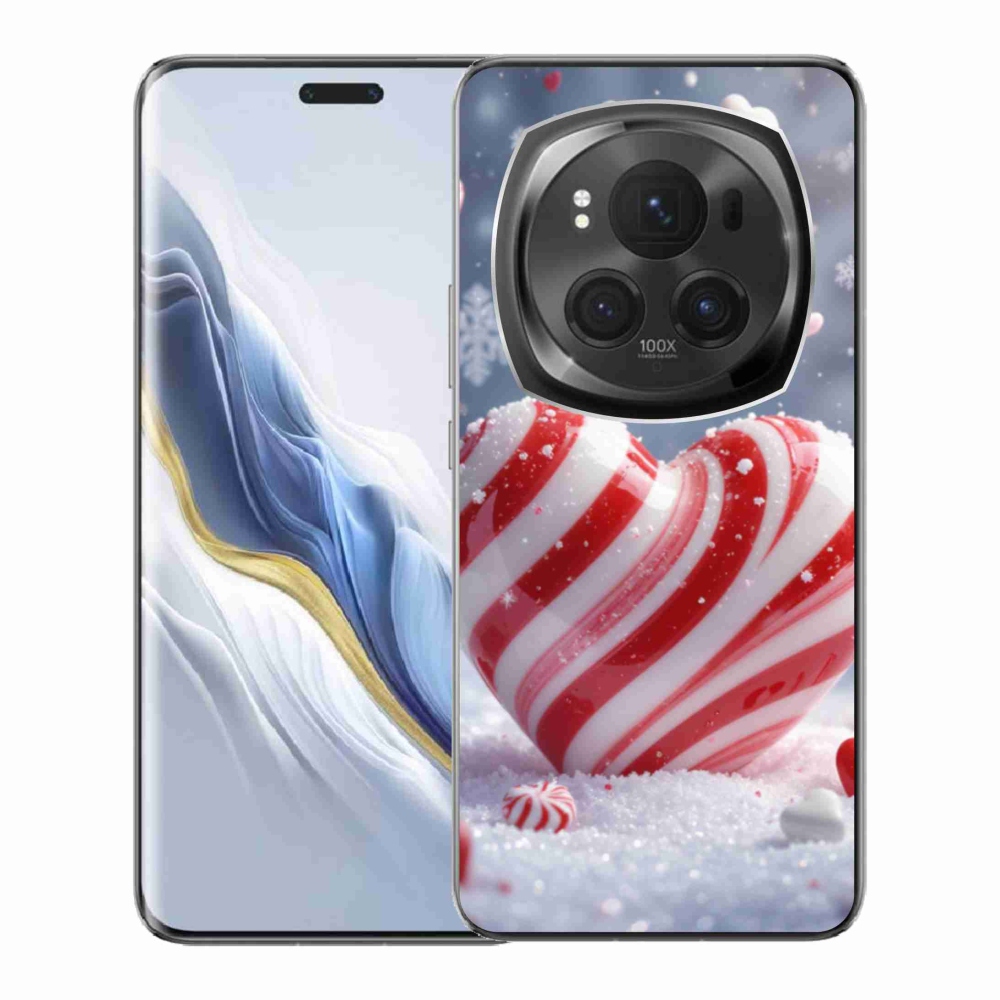 Gelový kryt mmCase na Honor Magic 6 Pro 5G - sladké srdce