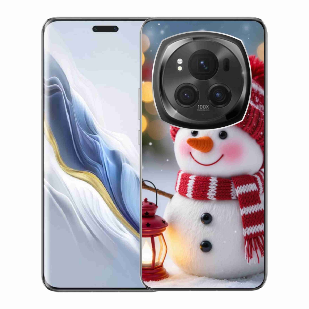 Gelový kryt mmCase na Honor Magic 6 Pro 5G - sněhulák 2