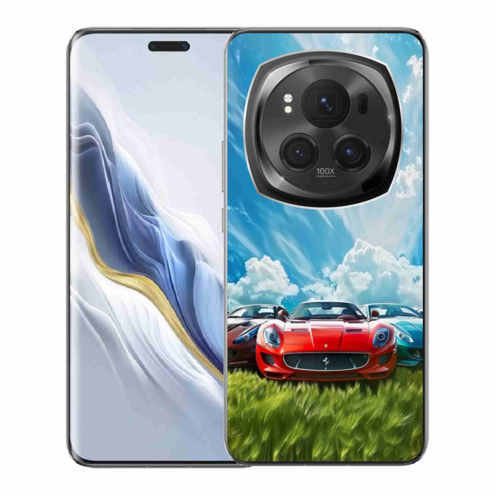 Gelový kryt mmCase na Honor Magic 6 Pro 5G - sportovní vozy